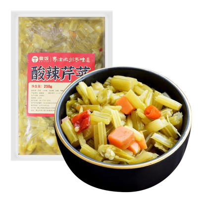 酸辣芹菜黄山特产酱菜香辣下饭菜