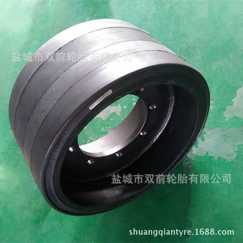 厂家批发耐切割实心轮胎适用于W35DC维特根铣刨机胶轮前轮