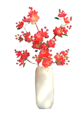【凤凰花】长相思凤凰花手工串珠DIY编织品