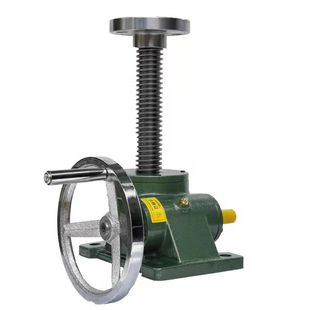 SWL立式丝杆升降机蜗轮蜗杆螺杆螺母电动手摇小型减速机4联动平台