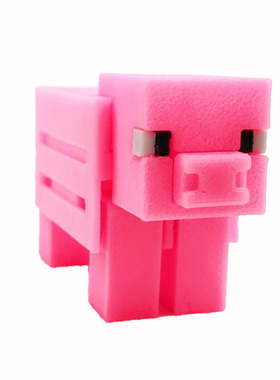 3D打印仿真我的世界游戏周边创意像素风动物摆件趣味玩具节日礼物