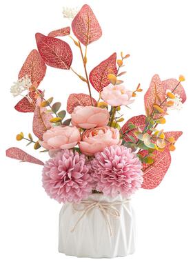 客厅花瓶仿真花网红北欧摆件花艺