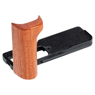 阿尔飞斯实木相机手柄适用佳能v1富士XE5 XM5 GFX100RF索尼a7c2尼康zf微单专用配件快装L型板铝合金保护底座