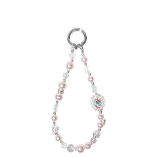 SMYIDEAL思茉伊 晶珠粉心谣手机挂链手机壳挂绳新款轻奢小众精致高级感ins风原创设计感限量奢珠挂饰女款挂件