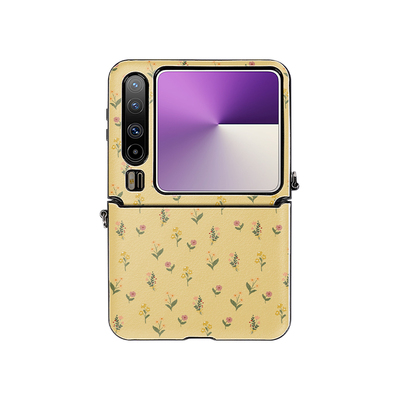 复古碎花purax手机壳带挂绳手提