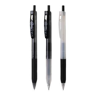 日本ZEBRA斑马JJ15中性笔黑武士迷雾笔红羽毛限量版考试刷题笔0.5