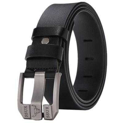 皮带男真皮针扣腰带少年青年商务