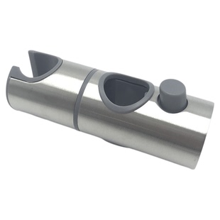 304不锈钢花洒支架升降杆滑套固定底座可调节360度直扣杆子圆形杆