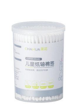 茶花婴儿棉签双头多用掏耳专用
