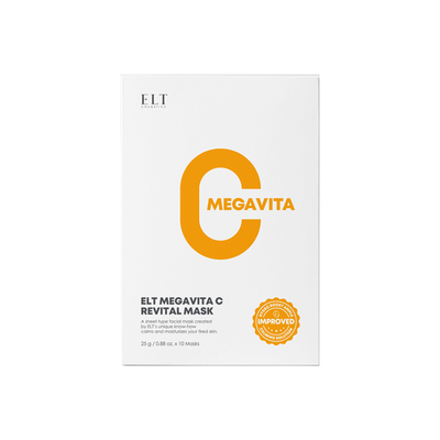 ELT维C水润光感面膜补水清洁美白补水去黄气暗沉修复韩国舒缓女