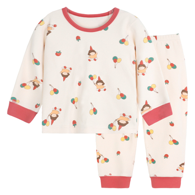 衣拉拉女童新舒绒棉加厚内衣套装