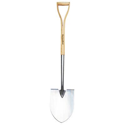 英国加厚军工不锈钢户外挖土铲子