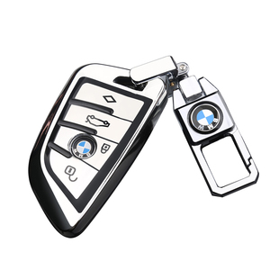 适用于宝马5系钥匙套530li车525X3X1X5X6包7系3系320li钥匙套扣壳