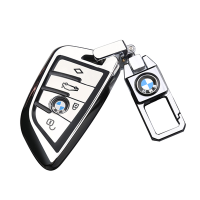 宝马专用高档闪亮钥匙套包扣男女