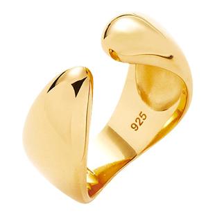 【乔欣同款】Savi  Missoma开口粗戒指时尚个性设计18K镀金联名款