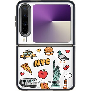 THE HOOD×Ashleigh Green联名 适用华为Pura X磁吸换图防摔手机保护壳挂绳孔卡通可爱