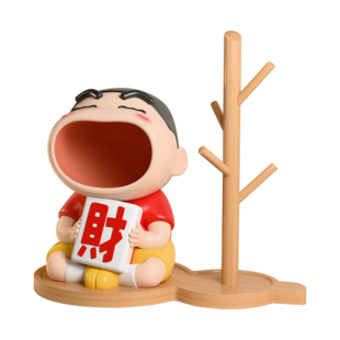 蜡笔小新钥匙收纳玄关摆件客厅装饰置物架手办潮玩乔迁创意礼物