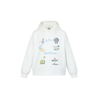 QUARTER IN NIGHT2025秋新款“QUINNY”涂鸦印花连帽卫衣宽松外套