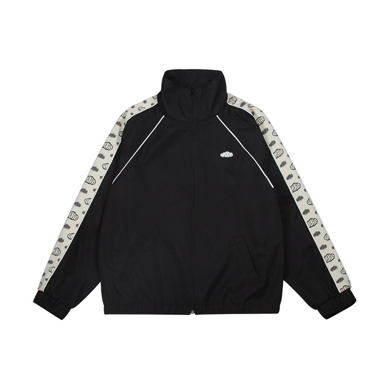 Ravenous/瑞伐 云朵LOGO串标织带夹克宽松休闲外套男女运动服潮牌