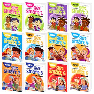 【自营】原版进口getsmart教材6-12岁少儿英语教材新版new get smart 123456级小学英语教材含教学资料互动软件少儿美语英语