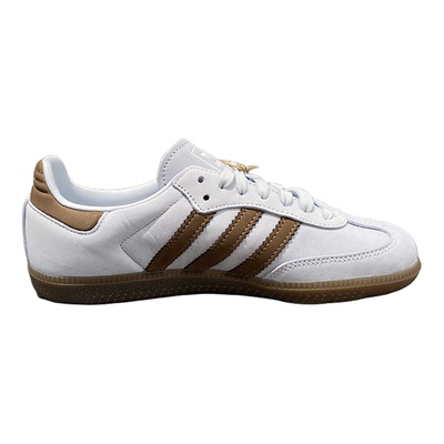 三叶草女浅绿棕温柔显白德训板鞋