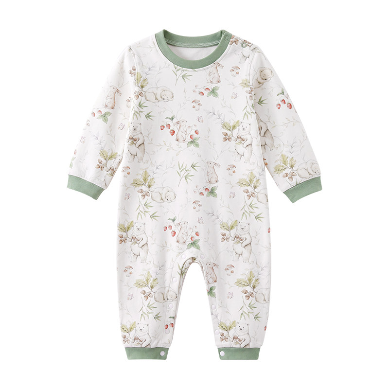 儿童睡衣纯棉a类宝宝家居服连体