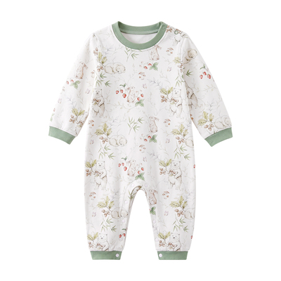 儿童睡衣纯棉a类宝宝家居服连体