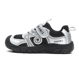 泰兰尼斯秋季冬季新款儿童鞋运动鞋大童户外男童加绒防滑女童鞋子