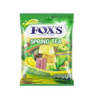 印尼进口foxs水晶糖四季茶水果糖硬糖糖果零食网红爆款薄荷糖喜糖