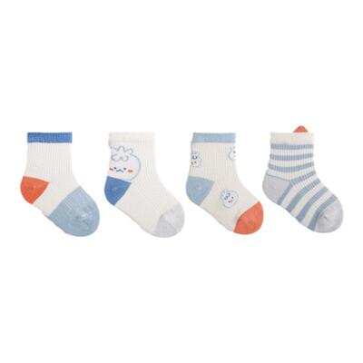 Nemobaby四双装透气袜子卡通可爱