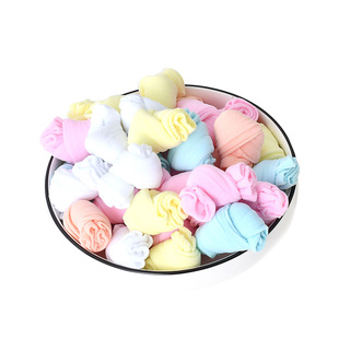 婴儿糖果袜夏短袜薄款彩色儿童短丝袜女男童游乐园宝宝一次性袜子