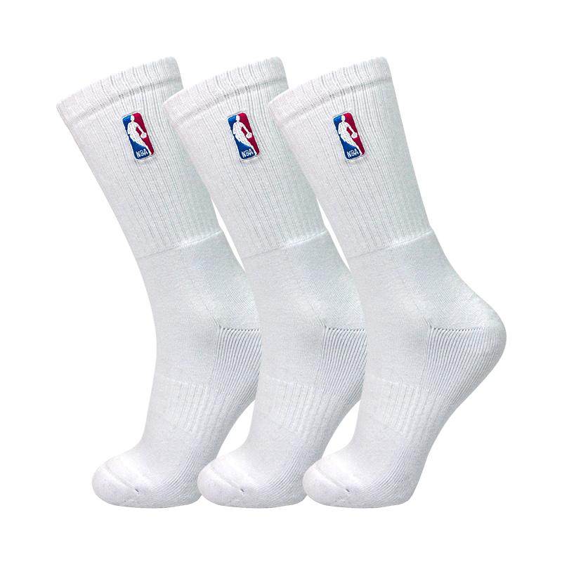 正品NBA袜子男秋冬高帮长筒加厚毛巾底吸汗美式休闲运动篮球袜男
