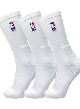 NBA男士袜子加厚毛巾底篮球袜