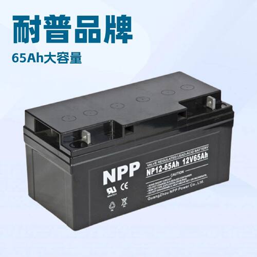 npp耐普蓄电池NP1265Ah耐普电池12V65Ah直流屏UPS电源外接电池