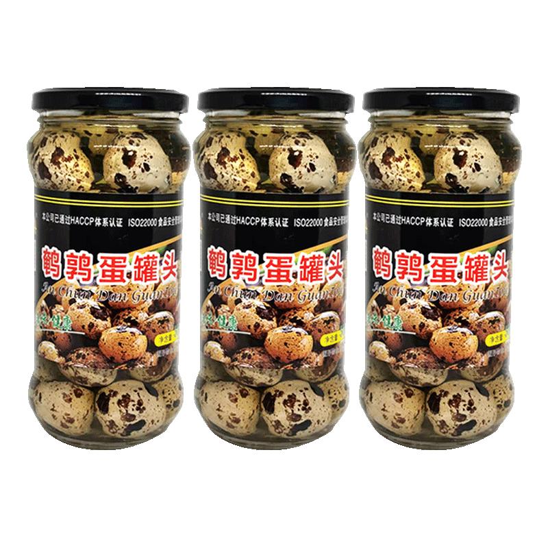 五香鹌鹑蛋罐头华升东北
