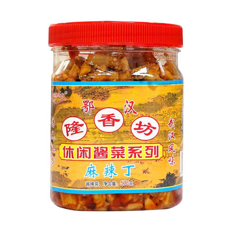 武汉隆香坊麻辣萝卜瓶装酱菜咸菜