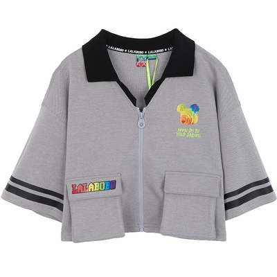 lalabobo夏季polo休闲宽松短袖