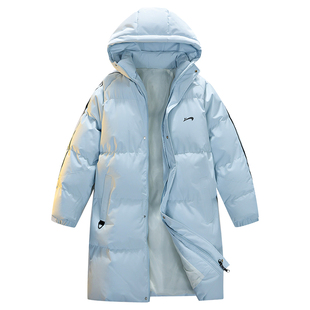 贵人鸟中长款棉服男女款冬季2025年新款加厚棉大衣外套男冬款棉衣