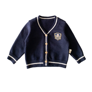 男宝宝春秋分体套装婴幼儿外出服2026春装小少爷春装衣服男童新款