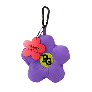 PEARLY GATES高尔夫配件新款PG女士花型小球袋球包挂饰配件收纳袋