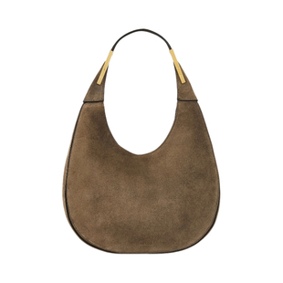 Savette SMALL FLORENCE 麂皮包袋 棕色手提包REVOLVE小众新款