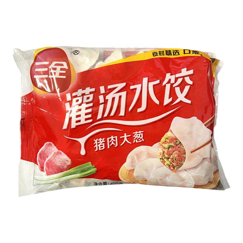 4袋三全灌汤水饺年货节猪肉荠菜水饺/煎饺/虾饺