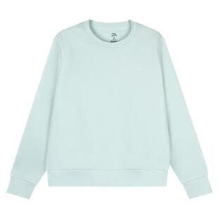 安踏休闲卫衣女2026新款春装显瘦百搭圆领长袖宽松落肩小个子上衣