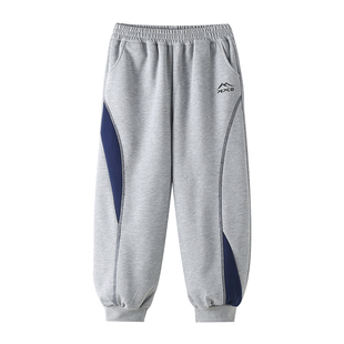 小猪班纳男童秋季运动裤2025春秋新款中大童休闲裤卫裤童装裤子潮