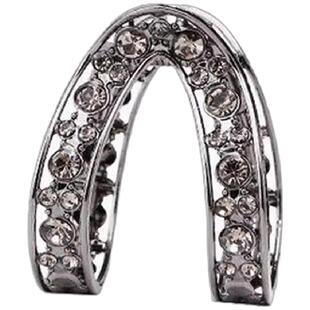 高马尾V型抓夹固定神器后脑勺丸子头发夹高级感水钻夹子头饰女