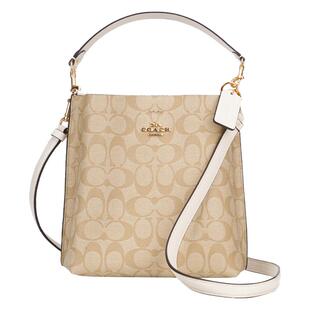 COACH/蔻驰女包单肩斜挎手提包mollie水桶包大容量包