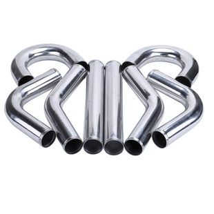 通用型铝合金进气直/L型45度90度U型铝管涡轮增压中冷管路进气管