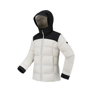 迪卡侬羽绒服鹅绒户外防泼水女男加厚修身连帽运动冬季面包服ODT3