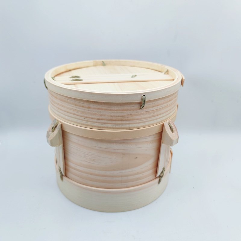 保山沙登手工蒸子蒸饭木桶家用小木甄子糯米饭松木蒸笼甑子蒸笼