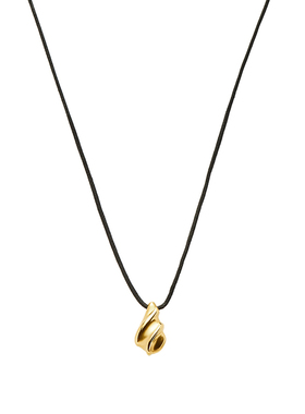 Missoma水波纹水滴吊坠项链